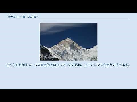 世界の山一覧 (高さ順)