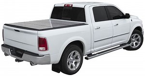 Lomax Stance Hard Tonneau Cover - Folding - Aluminum - Black Diamond Mist Lomax Tonneau Cover LOM54R