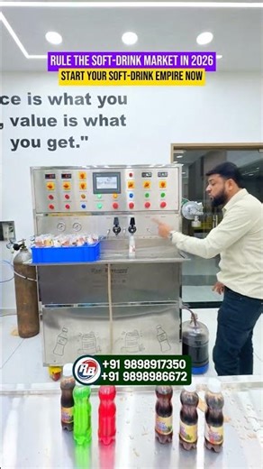 Soda filling machine | softdrink filling machine | soda bottling plant | new business idea
