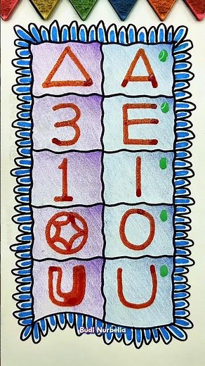 Let's learn the vowels AEIOU #learning #learn #kidslearning