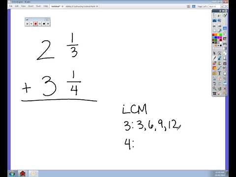 Adding Mixed Numbers with Unlike Denominators.avi