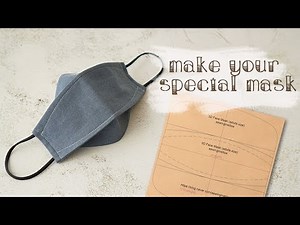 마스크패턴(어른,어린이)/필터 교체용 입체 마스크 만들기/3D Face Mask replaceable filter/MASK PATTERN(adult, child)