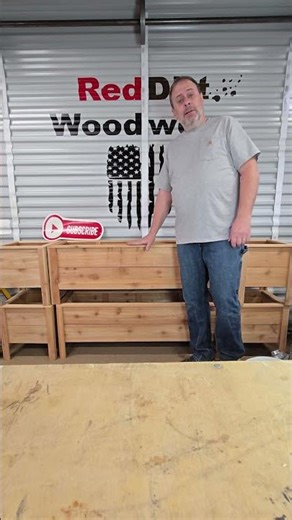 Cedar planter boxes