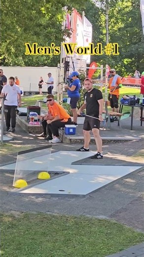 Showing why he is ranked number one! #minigolf #worldchampionship #golf