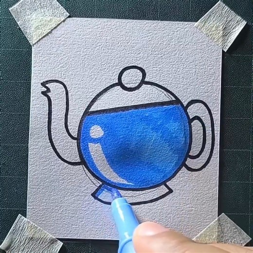 35K views · 405 reactions | How to draw a kettle | All About Art | Facebook