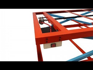 Make An Electric Scissor Lift Table | Easy To Use With Battery Powered
