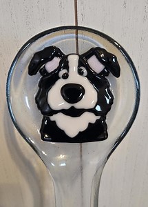 Goofy Border Collie Dog Spoon Rest - Etsy