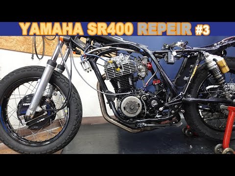 【バイク修理】YAMAHA SR400 エンジンオーバーホール