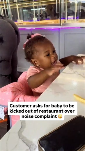 ɪᴄᴇᴅᴜᴘᴛᴠ 🥶📺 on Instagram: "A restaurant outing turned tense after a man reportedly demanded that a eight-month-old baby be removed because the child was making noise. Claiming he had sensitive ears, the man’s request immediately sparked backlash from those nearby and later from viewers online. Many questioned whether public spaces should accommodate absolute silence, especially when families with infants are present. The moment has fueled a larger debate about patience, empathy, and shared pub