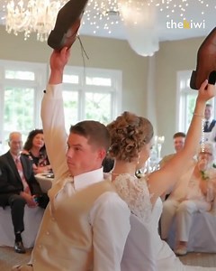26K views · 751 reactions | A couple were celebrating their wedding with different activities when the bride decided to surprise her new husband with what would be the first child of their beautiful family. The moment he saw the puppy, the groom burst out in joy along with all his family and friends. | The Kiwi | Facebook