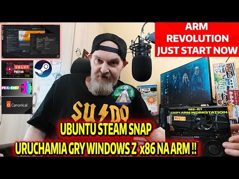 The ARM Revolution has begun! x86 gaming on ARM thanks to Canonical, FEX EMU, and VALVE Proton! L...