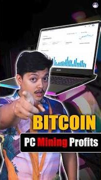 Bitcoin Mining Profit From PC/Laptop 💻 #bitcoinmining #cryptomining
