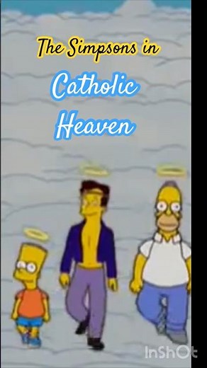 Catholic v’s Protestant heaven #thesimpsons #catholic