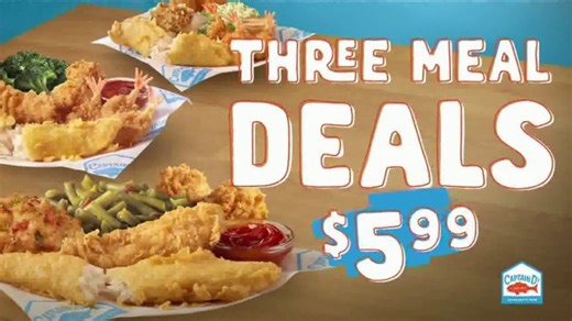 Captain D's TV Spot, 'Three Meal Deals: $5.99'