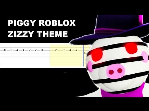 Piggy Roblox - Zizzy Theme (Easy Guitar Tabs Tutorial)