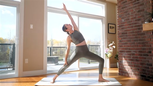 10 min standing yoga flow for travel days