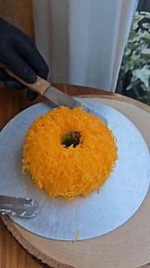 9K views · 60 reactions | Pandan chiffon cake, wrapped with Foi thong, stuffed with taro in the middle | DeerBunnyเค้กโฮมเมด | Facebook