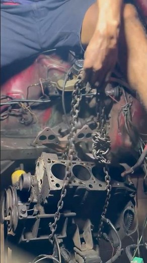 Engine Removal Steps #automobile