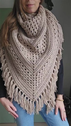 Crochet Pumpkin Pie Shawl Pattern