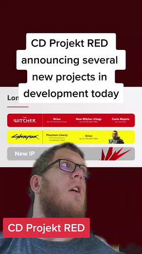 CD Projekt RED announcing several projects today as they continue to recover from Cyberpunk 2077's launch....#CdProjektRED #Cyberpunk2077#Witcher3#gaming#gamingontiktok #greenscreen