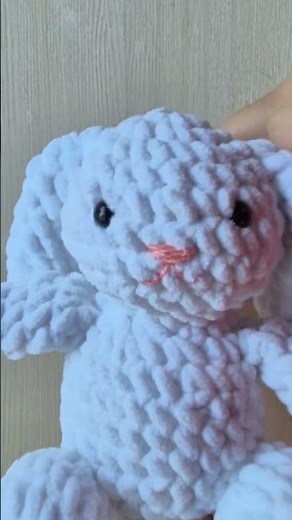 Easy Crochet Bunny Plushie for Beginners 🐰✨Plushie Series #1