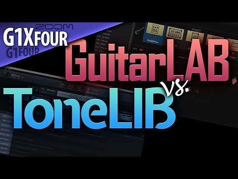 Zoom GUITAR LAB or TONE LIB Zoom - G1X-FOUR quick look A/B comparison