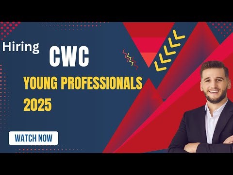 CWC Young Professional Recruitment 2025 | Salary ₹50,000 | Apply Online Now
