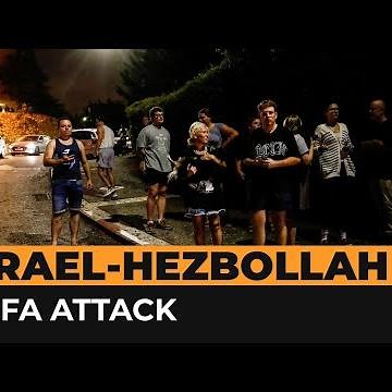 Hezbollah rocket attack on Haifa | Al Jazeera Newsfeed