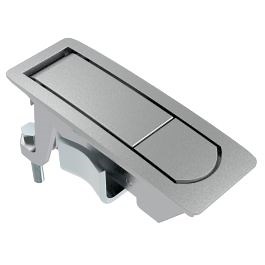 Compression Latch, Lever Latch, No Restriction, Flush Trigger, 1-5mm Panel, 23-46mm Grip, Not Sealed, Zinc Alloy, Chrome Plated, Textured