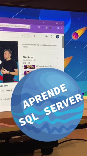 🙂 aprende SQL Server #sqlserver #basededatos #databases #microsoftsql #aprendersql #mundobinario