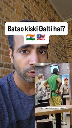 296K views · 9.4K reactions | Indian Tourist Upset over getting a Beef burger in Malaysia #indiansinusa #indiansabroad #indiansinmalaysia #desiabroad #indiansinamerica | Our American Dream | Facebook