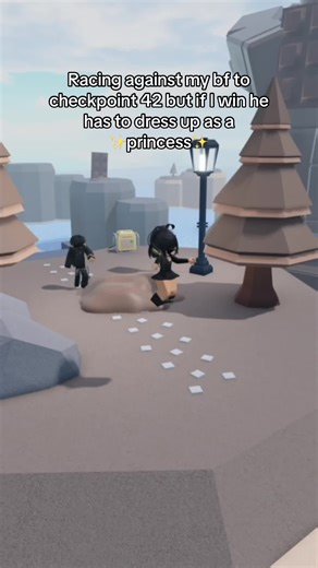 Racing Against My Boyfriend in Roblox Challenge