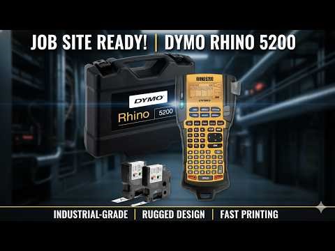 DYMO RhinoPRO 5200 Review | Best Industrial Label Maker for Job Sites?