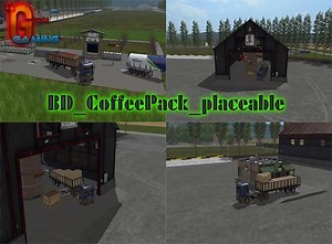 BD Coffee Pack placeable v 1.0 – FS17 mod