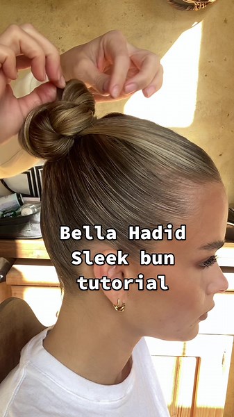 Sleek Bun Tutorial by Bella Hadid | Step-by-Step Guide