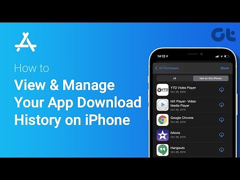 How to View & Manage Your App Download History on iPhone | Guiding Tech