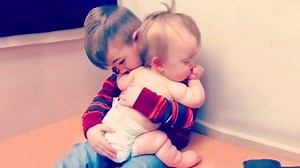 4.9K views · 5.7K reactions | When you are a baby yourself and you take care of a smaller baby  | 3M Fun and Fails | Facebook