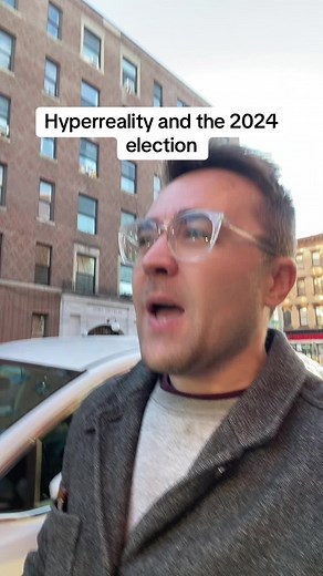 #election2024 ##elections2024 #harrisvstrump #hyperreality #baudrillard #philosophy #1984