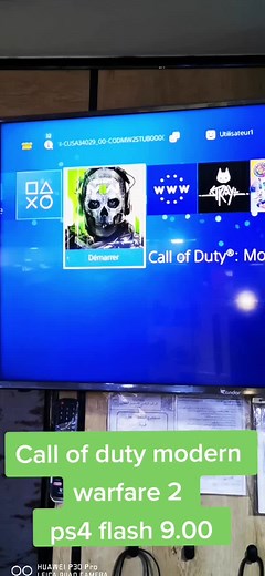 Explore Call of Duty: Modern Warfare 2 PS4 Menu