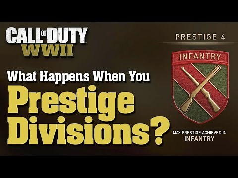 CoD WW2: What Happens When You Prestige Divisions - Max Division Prestige Rewards And Secret Streak