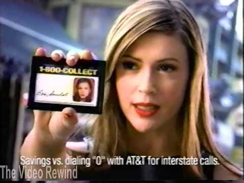 A 1 800 Collect Commercial Featuring Alyssa Milano (2001)