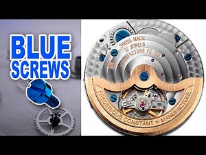 🕰 💡 How To Make Blue Steel Screws. Blue screws in watches. The decorative finishing techniques