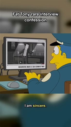 Fat Tony Rare Interview Confession in The Simpsons