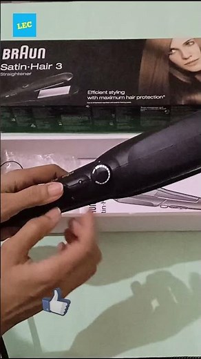 Braun Satin Hair 3 straightener review #shorts