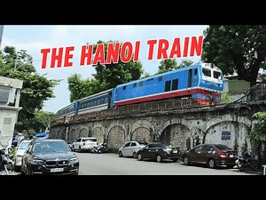 Exploring Hanoi’s Streets by Train | Beautiful Journeys Through Vietnam in 4K