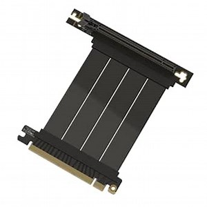 LINKUP PCIE 5.0 Riser Cable | for Vertical GPU Mount | Right Angle | Graphics Card GPU Ready | Usable with PCIe 4.0 & RX9070/ RTX5090 | 10cm (Total Length: 14cm)