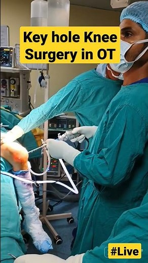 Key Hole Knee Surgery Performed | #meniscus #aclsurgery #ligamentinjury #arthroscopicsurgery #acl |