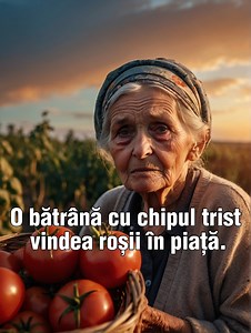 580K views · 15K reactions | O bătrână cu chipul trist vindea roșii în piață. O femeie frumoasă, foarte aranjată și parfumată s-a apropiat de ea și i-a zis: | Perfect• | Facebook