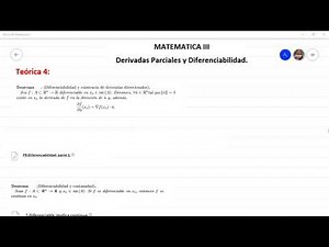 Clase 4. Diferenciabilidad (Segunda parte).