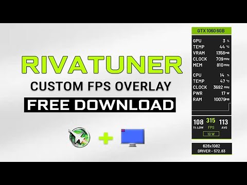 Nvidia Clean & Simple FPS Overlay RivaTuner Free Download | Custom RTSS Overlay